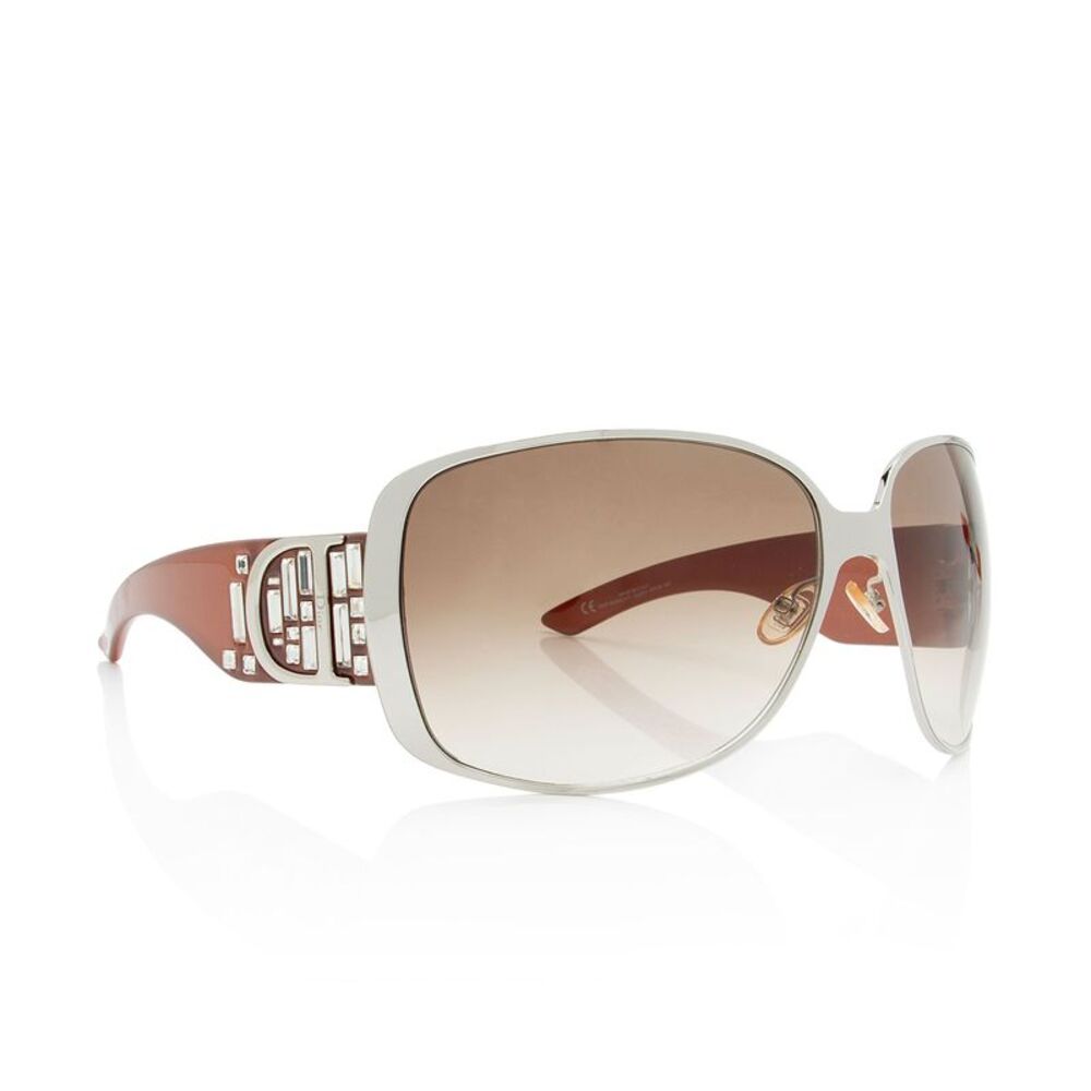 Dior Vintage Crystal Idinight1 Shield Sunglasses - Picture 2 of 5